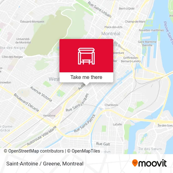 Saint-Antoine / Greene map