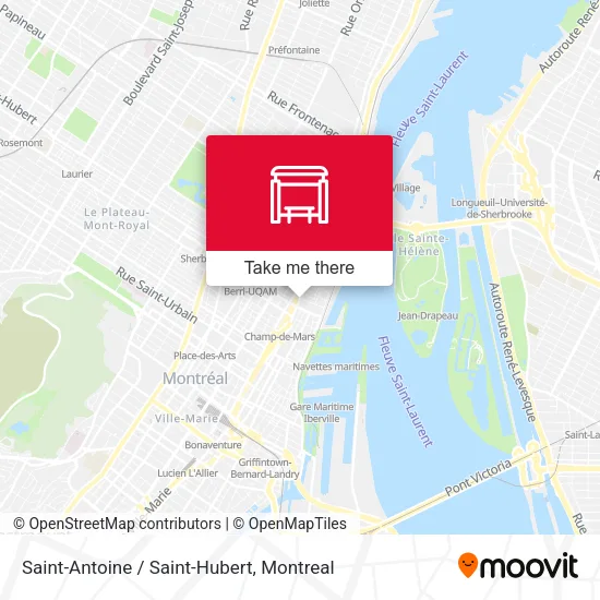 Saint-Antoine / Saint-Hubert map