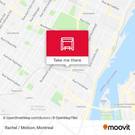 Rachel / Molson map