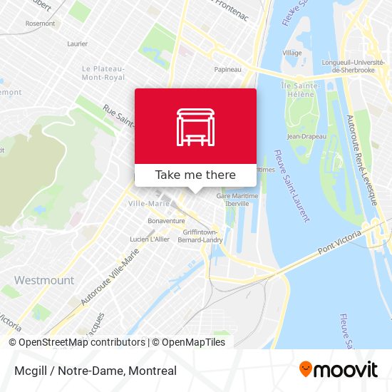 Mcgill / Notre-Dame map