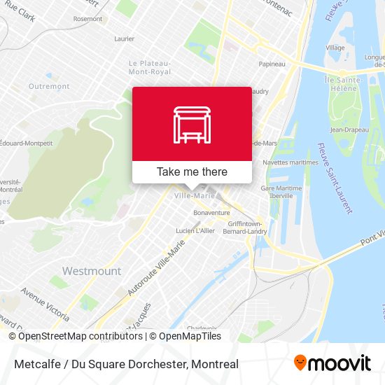 Metcalfe / Du Square Dorchester map