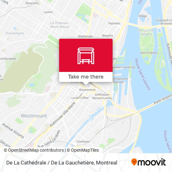 De La Cathédrale / De La Gauchetière map
