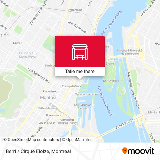 Berri / Cirque Éloize map