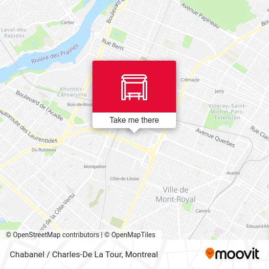 Chabanel / Charles-De La Tour map