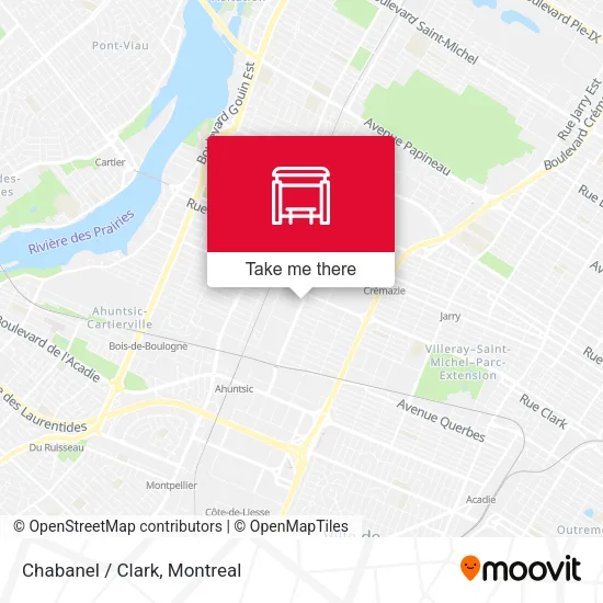 Chabanel / Clark map