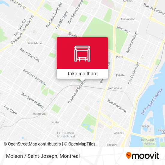 Molson / Saint-Joseph map