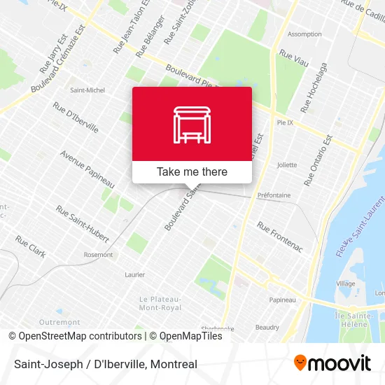 Saint-Joseph / D'Iberville map