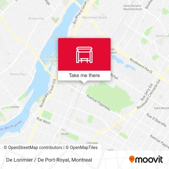 De Lorimier / De Port-Royal map