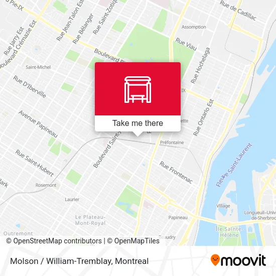 Molson / William-Tremblay map