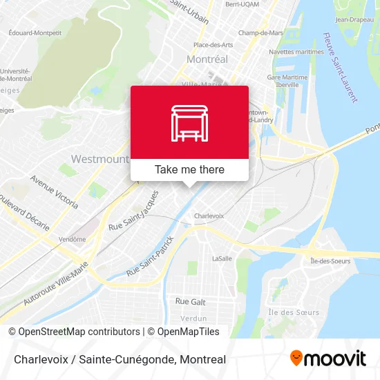 Charlevoix / Sainte-Cunégonde map