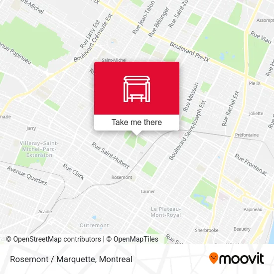Rosemont / Marquette map