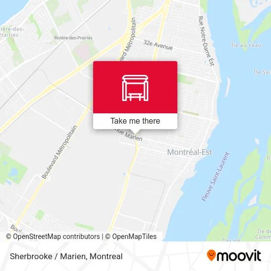 Sherbrooke / Marien map