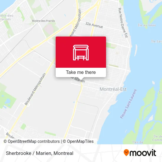 Sherbrooke / Marien map