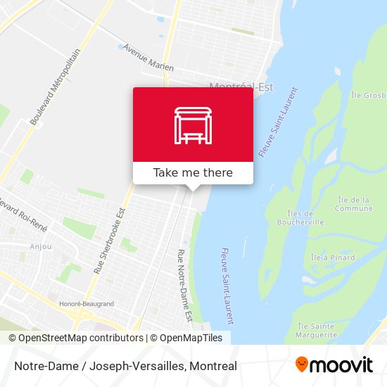Notre-Dame / Joseph-Versailles map