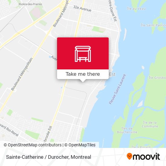 Sainte-Catherine / Durocher map