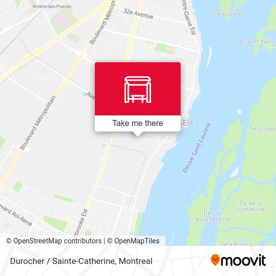 Durocher / Sainte-Catherine map
