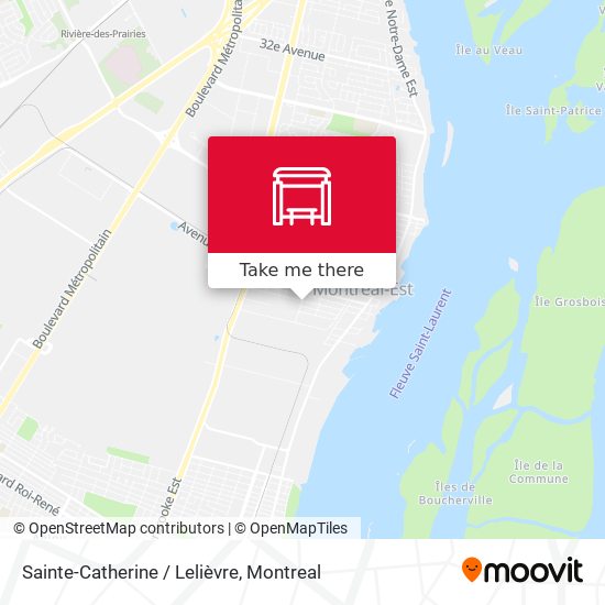 Sainte-Catherine / Lelièvre map
