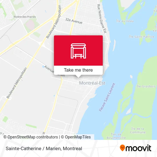 Sainte-Catherine / Marien map