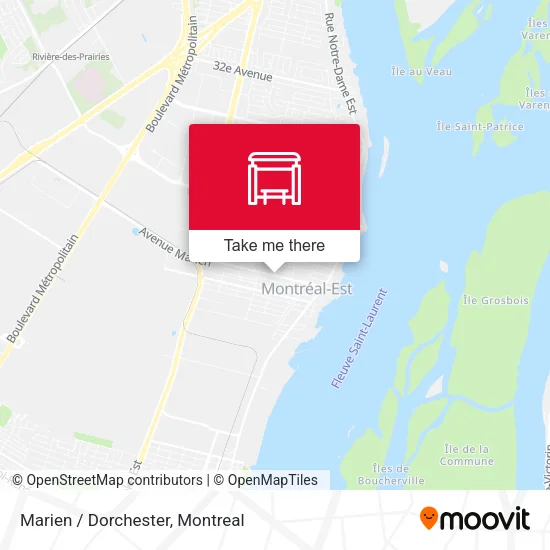 Marien / Dorchester map