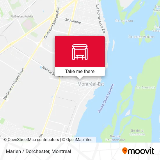 Marien / Dorchester map