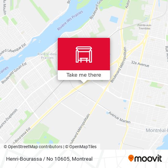 Henri-Bourassa / No 10605 map