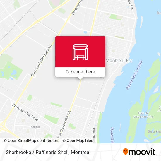 Sherbrooke / Raffinerie Shell map