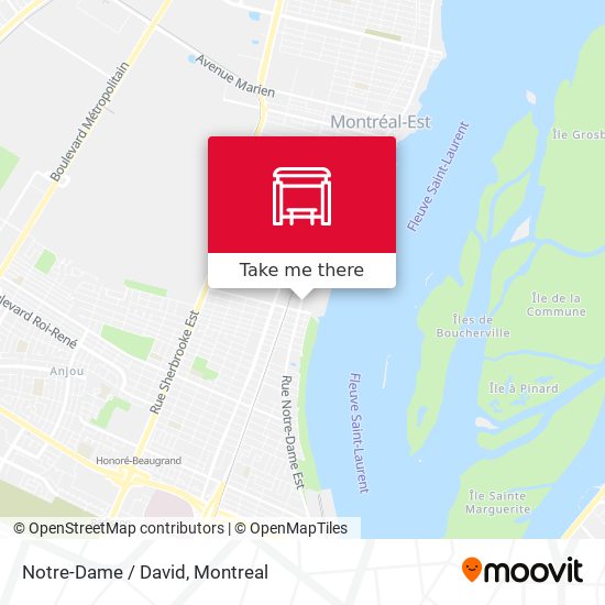 Notre-Dame / David map