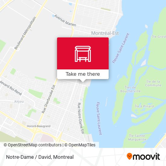 Notre-Dame / David map