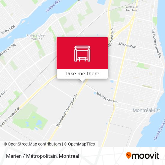 Marien / Métropolitain map