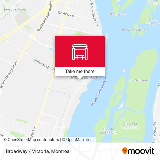 Broadway / Victoria map