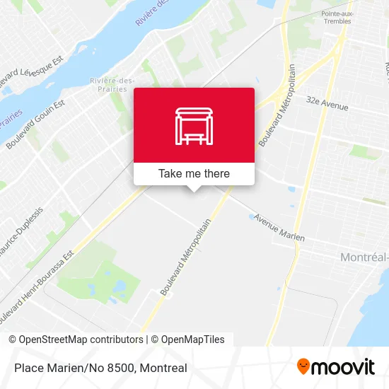 Place Marien/No 8500 map