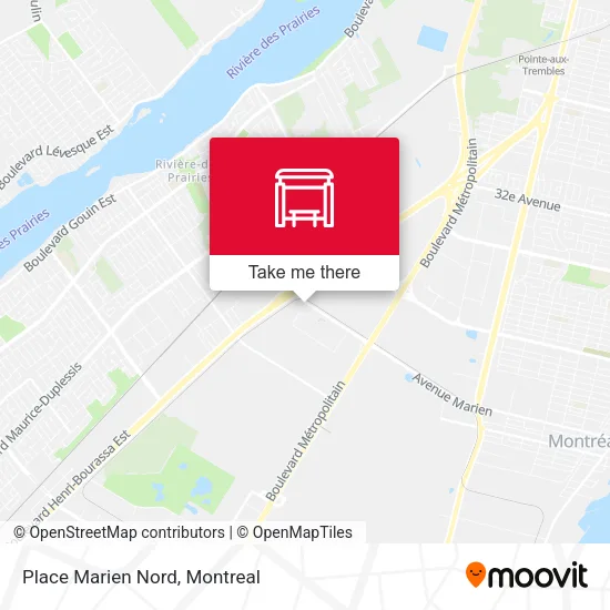 Place Marien Nord map