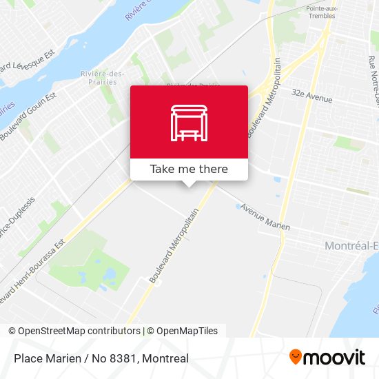 Place Marien / No 8381 map
