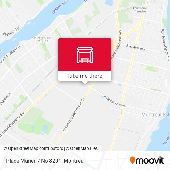 Place Marien / No 8201 map