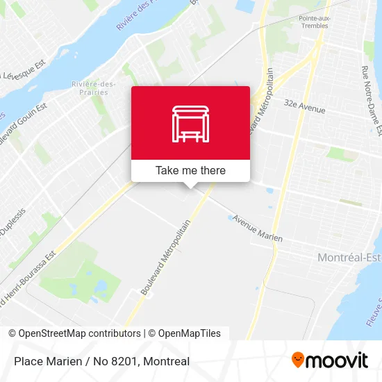 Place Marien / No 8201 map