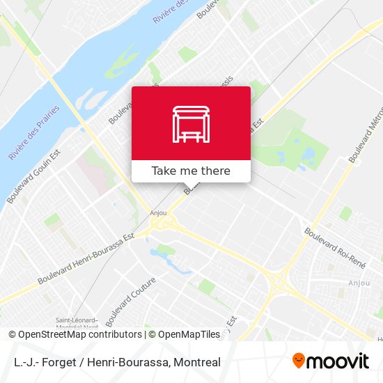 L.-J.- Forget / Henri-Bourassa map