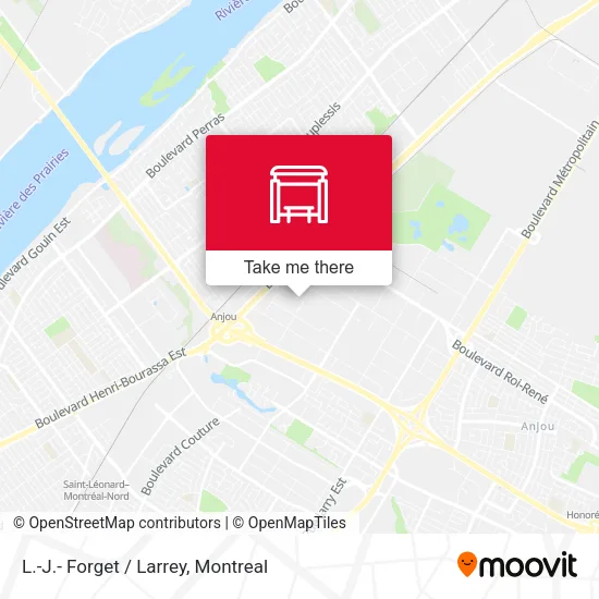 L.-J.- Forget / Larrey map