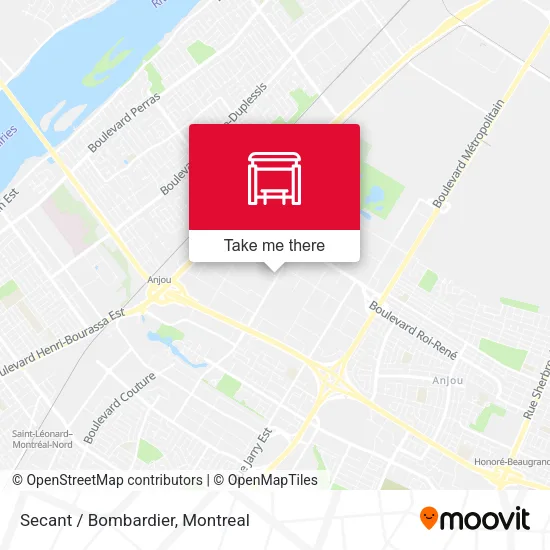 Secant / Bombardier map
