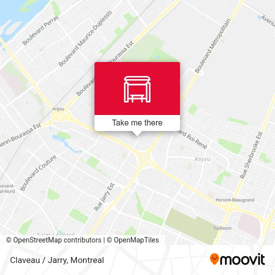 Claveau / Jarry map