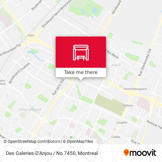 Des Galeries-D'Anjou / No 7450 map