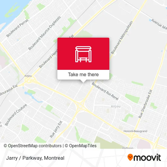 Jarry / Parkway map