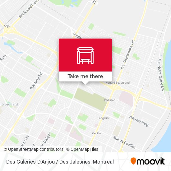 Des Galeries-D'Anjou / Des Jalesnes map