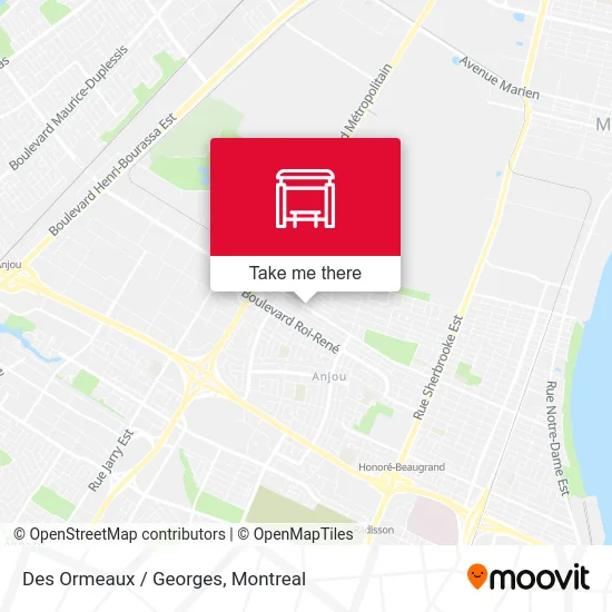 Des Ormeaux / Georges map