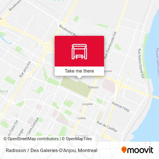 Radisson / Des Galeries-D'Anjou map