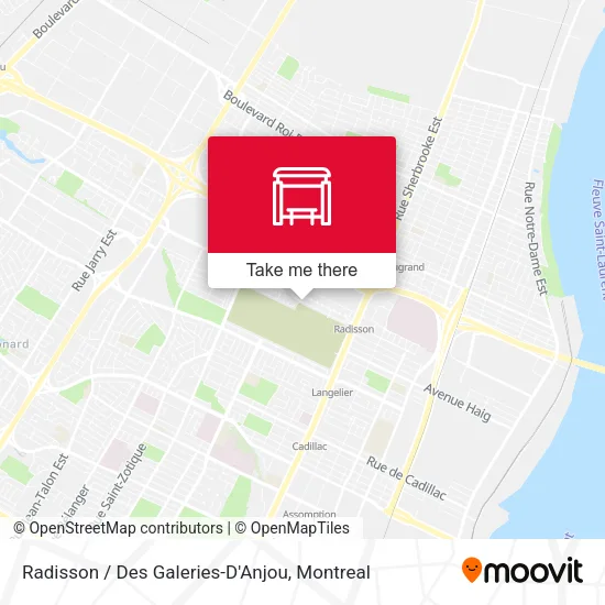 Radisson / Des Galeries-D'Anjou map