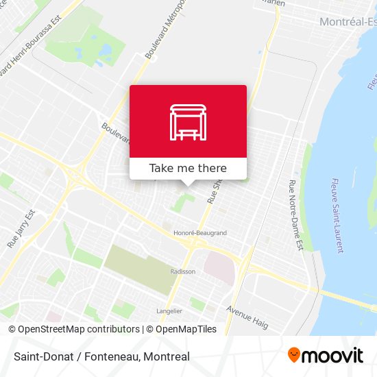 Saint-Donat / Fonteneau map