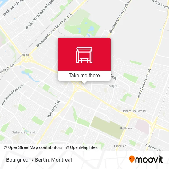 Bourgneuf / Bertin map