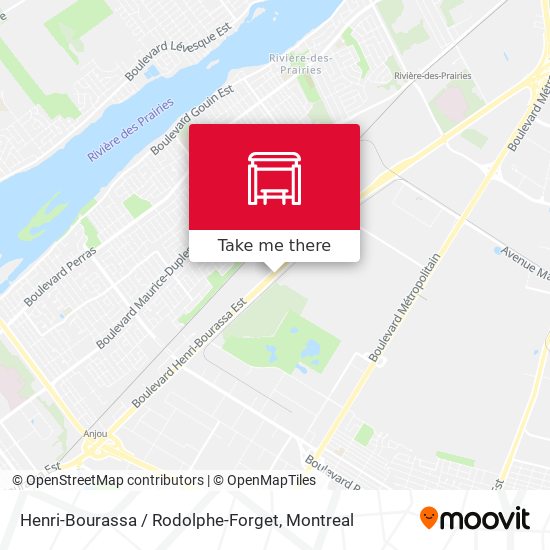 Henri-Bourassa / Rodolphe-Forget map