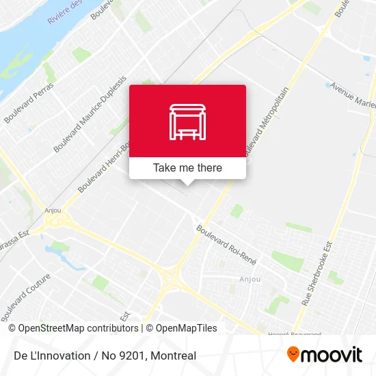 De L'Innovation / No 9201 map