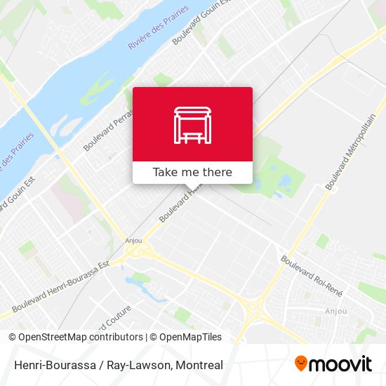 Henri-Bourassa / Ray-Lawson map